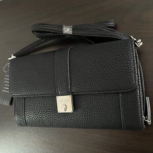 Nicole Miller Black Cross Body Bag / Purse